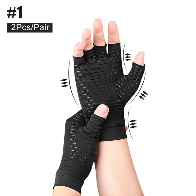 Copper Arthritis Compression Gloves for Women/Men Relieve Hand Pain Swelling and Carpal Tunnel 