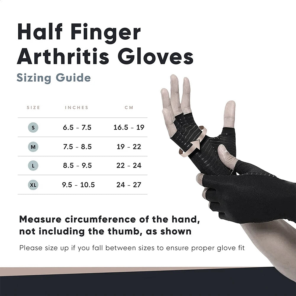 Copper Arthritis Compression Gloves for Women/Men Relieve Hand Pain Swelling and Carpal Tunnel 