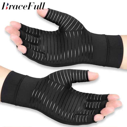 Copper Arthritis Compression Gloves for Women/Men Relieve Hand Pain Swelling and Carpal Tunnel 