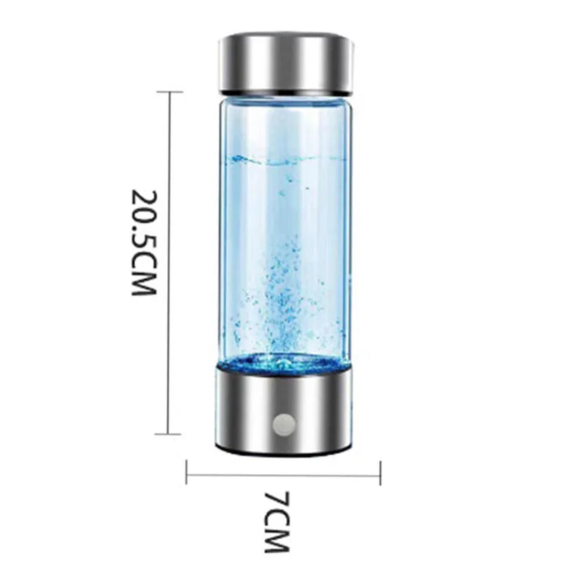 Titanium Hydrogen Rich Water Bottle Generator with Built-In Filter