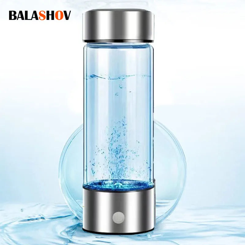 Titanium Hydrogen Rich Water Bottle Generator with Built-In Filter