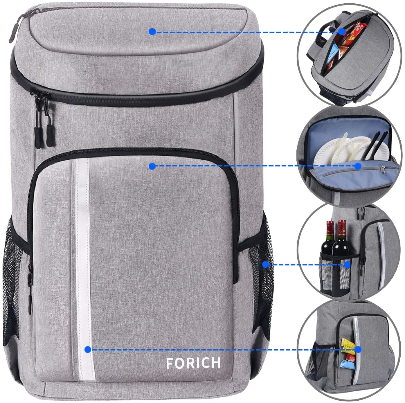 FORICH Leakproof Insulated Backpack Cooler: Your Ultimate Outdoor Companion!