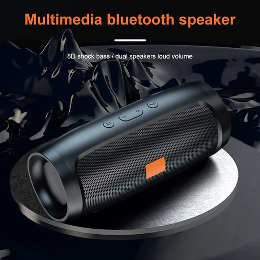 Bluetooth Speaker Dual Speaker Stereo Outdoor Portable Wireless Speaker with Subwoofer