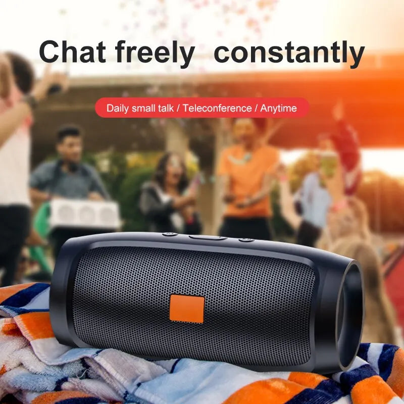 Bluetooth Speaker Dual Speaker Stereo Outdoor Portable Wireless Speaker with Subwoofer