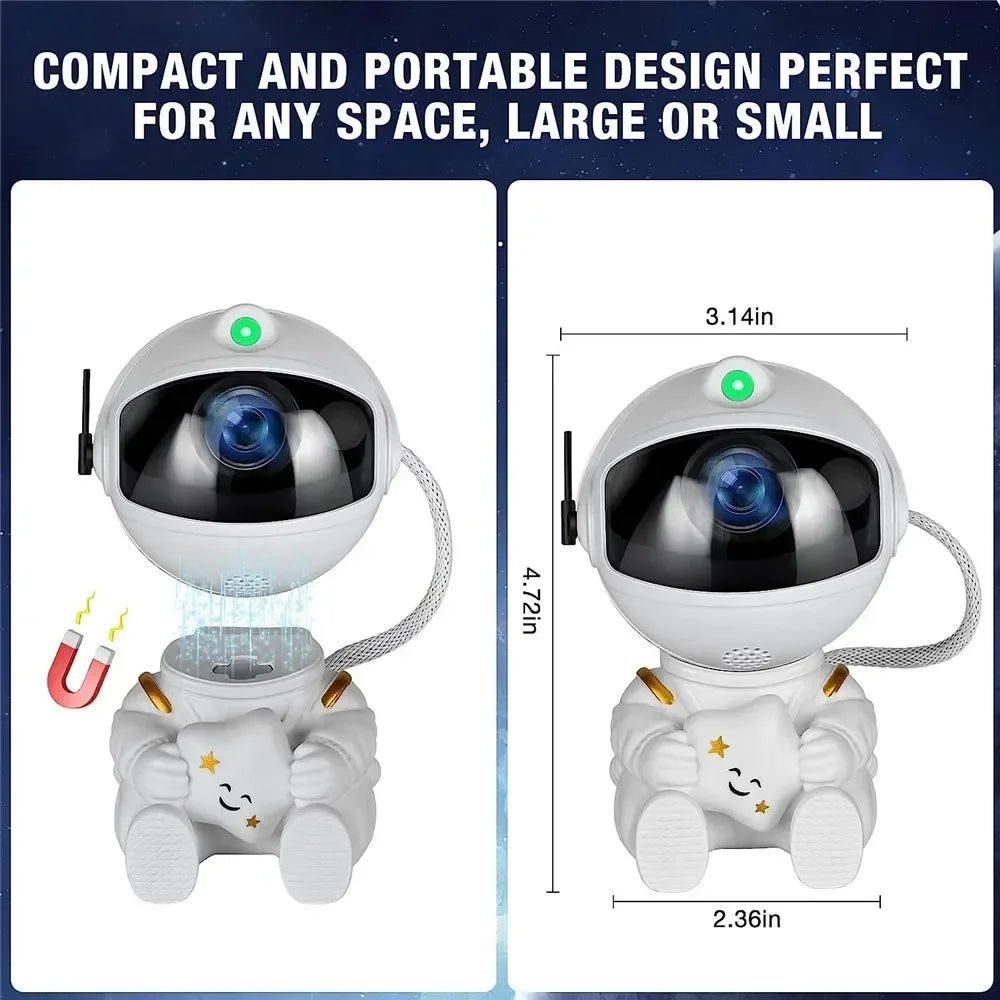 Galaxy Star Astronaut Projector LED Night Light Starry Sky Projector Lamp for Children