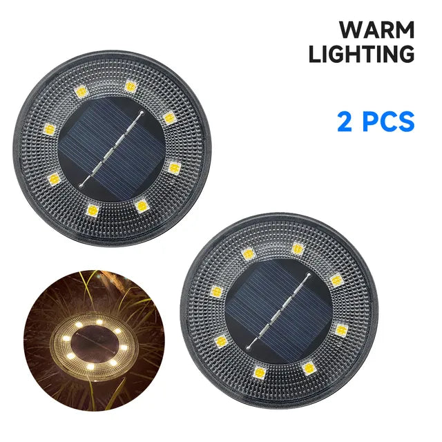 IP68 Waterproof LED Outdoor Solar Power Ground Light