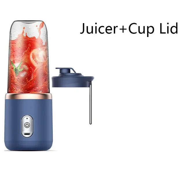 Portable Rechargeable Small Fruit Juicer Automatic Multi-Functional with High-Speed Motor