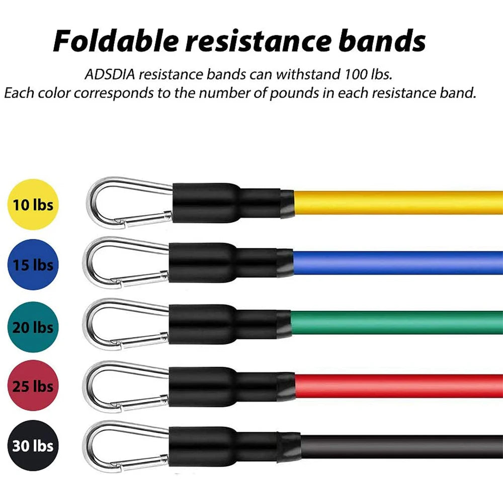 Exercise Bands Resistance Bands Set Strength Training Fitness Bands Workout Bands Resistance Elastic Bands for Exercise