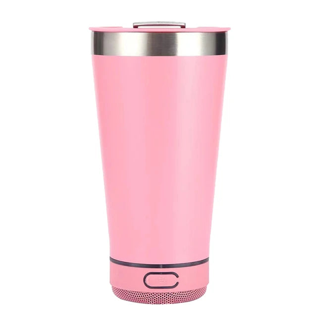 Stainless Tumbler with Built-In Bluetooth Speaker 