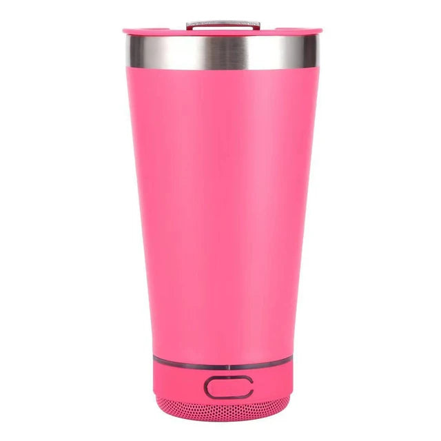 Stainless Tumbler with Built-In Bluetooth Speaker 