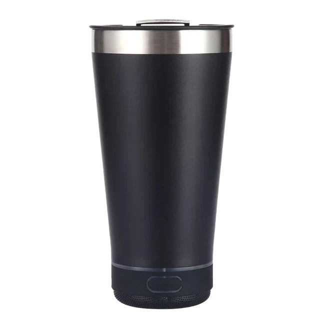 Stainless Tumbler with Built-In Bluetooth Speaker 