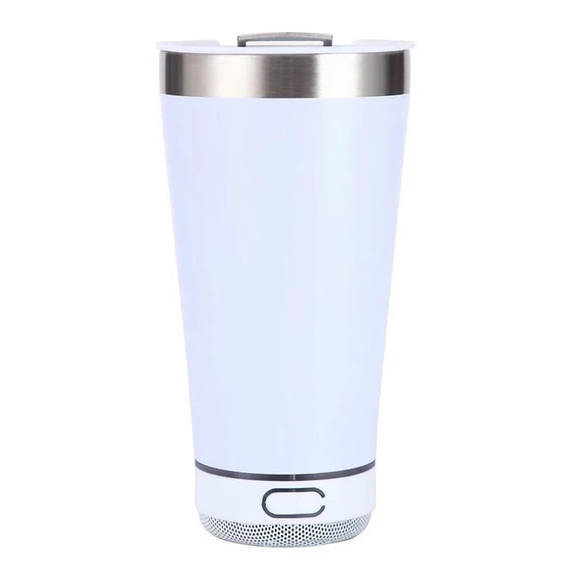 Stainless Tumbler with Built-In Bluetooth Speaker 