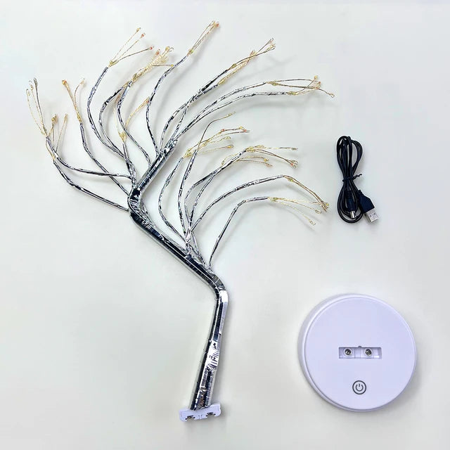 Tabletop Tree Lamp, Decorative LED Lights USB or AA Battery Powered for Home/Bedroom