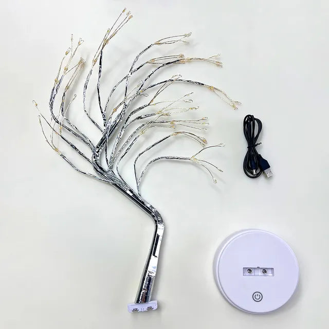 Tabletop Tree Lamp, Decorative LED Lights USB or AA Battery Powered for Home/Bedroom