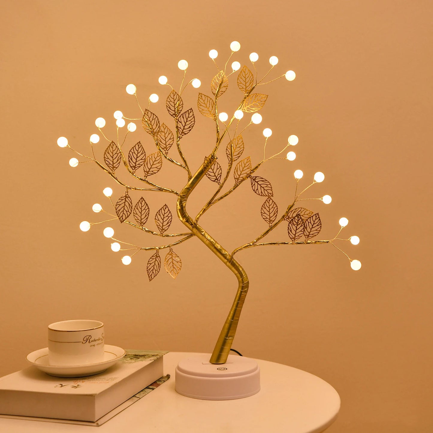 Tabletop Tree Lamp, Decorative LED Lights USB or AA Battery Powered for Home/Bedroom