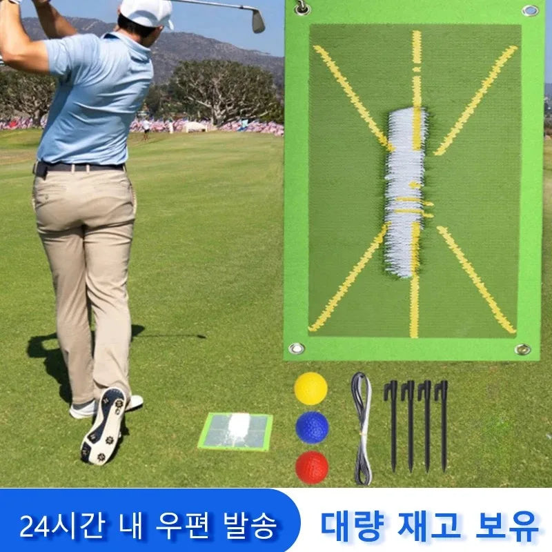 Trace Golf Training Mat for Swing Detection Showing Ball Directional Path