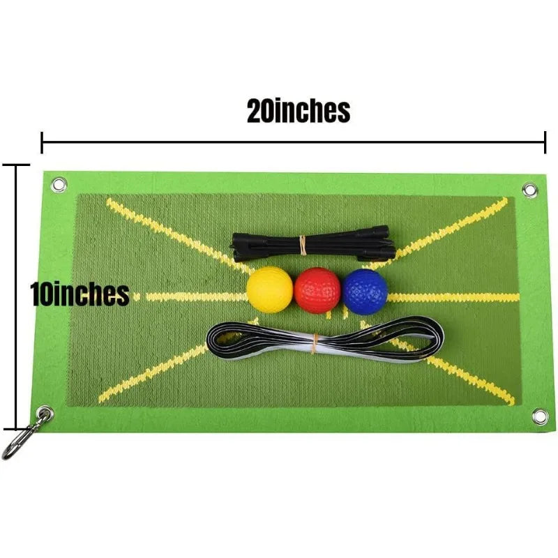 Trace Golf Training Mat for Swing Detection Showing Ball Directional Path