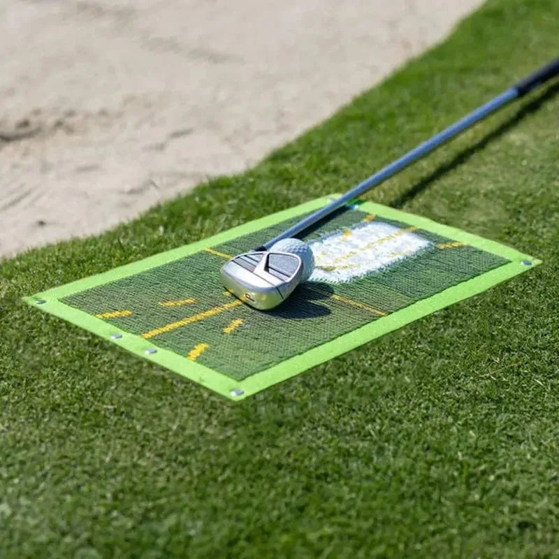 Trace Golf Training Mat for Swing Detection Showing Ball Directional Path