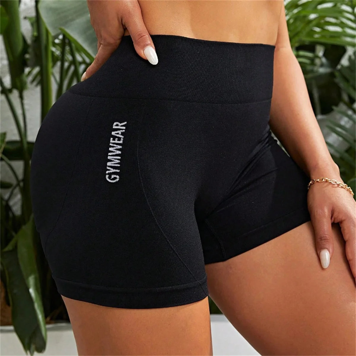 Women High Waist Butt Lift Sports Short High Stretch Quick-Drying Breathable Yoga Shorts Athletic Tights