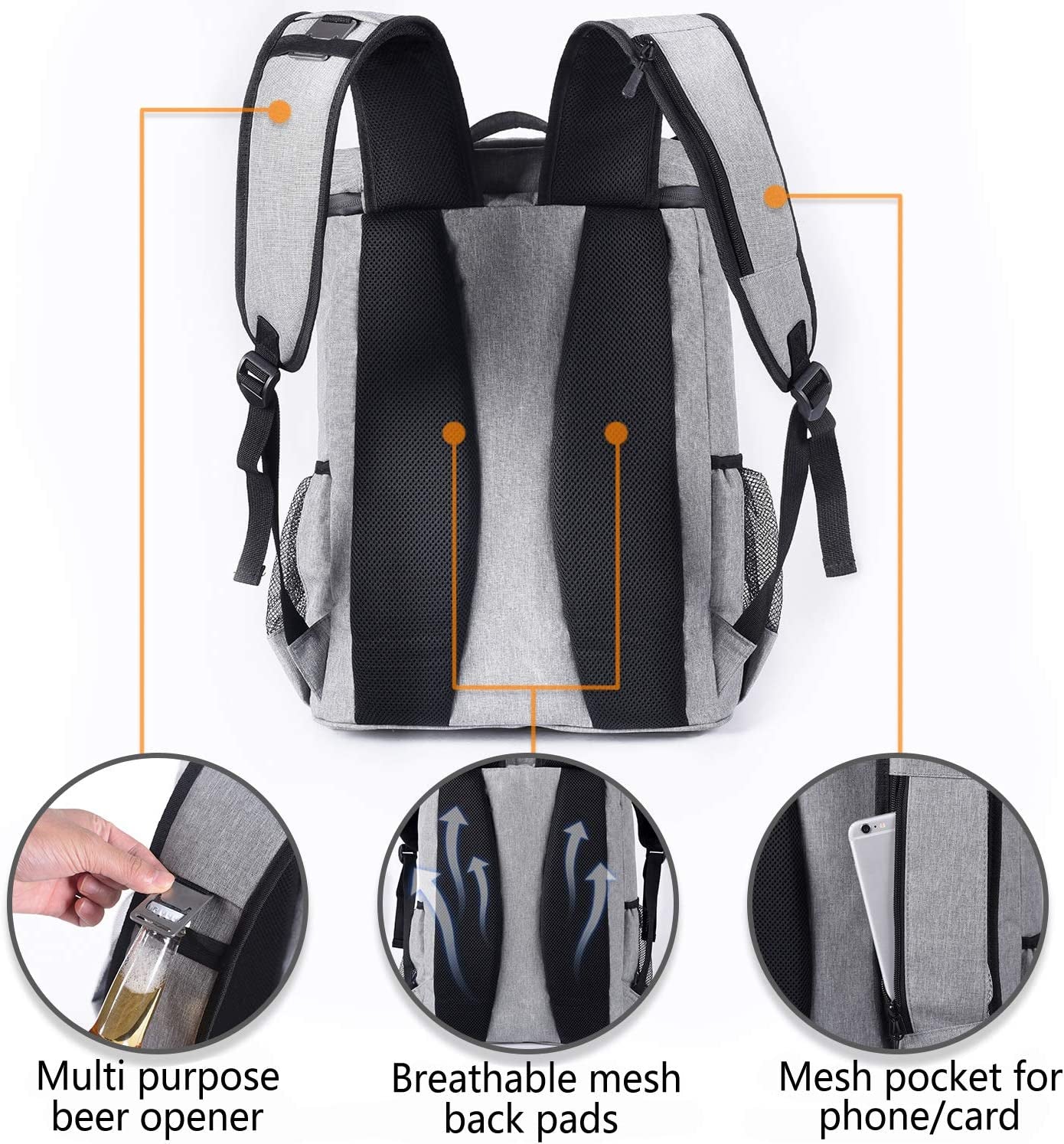 FORICH Leakproof Insulated Backpack Cooler: Your Ultimate Outdoor Comp ...