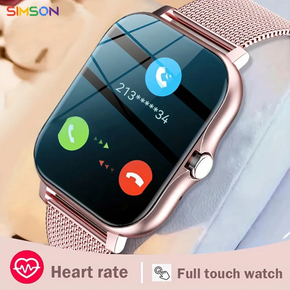  Smartwatch 1.44" Color Screen Full Touch Custom Dial Bluetooth Men/Women