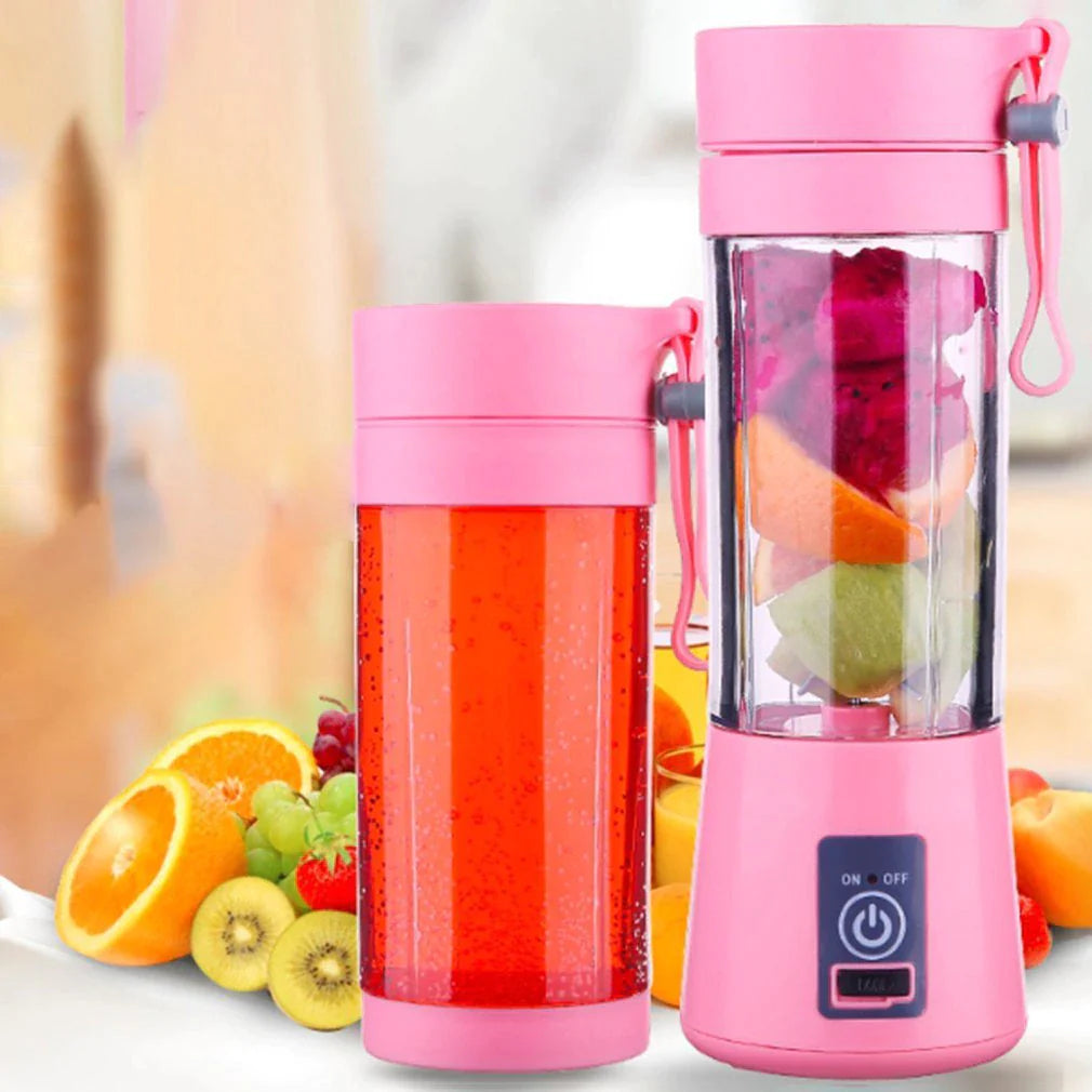 12.5oz Electric Handheld Smoothie Blender Machine Food Grade Material (Rechargeable via USB)