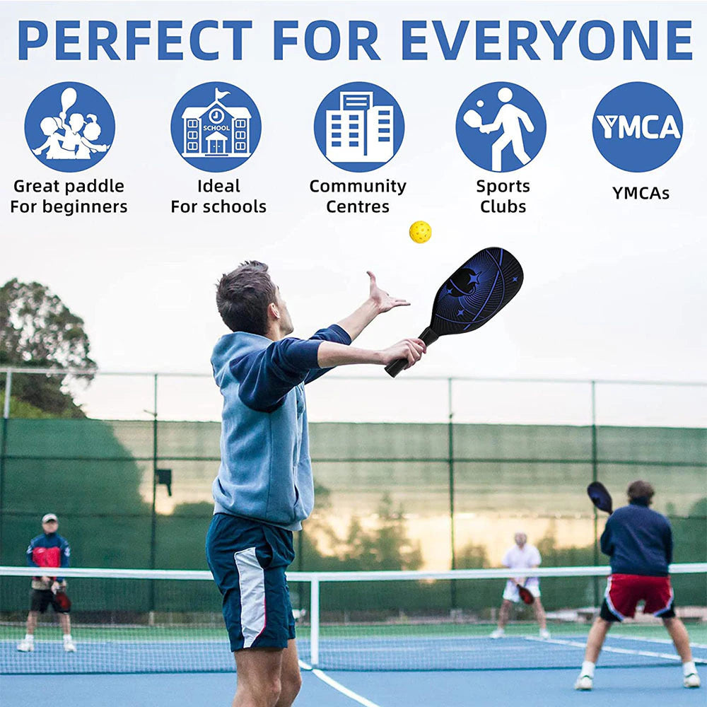 "Pickleball Champion's Choice: Premium Carbon Fiber Paddles - USAPA Approved, Enhanced Honeycomb Core, Indoor/Outdoor - Ultimate Gift Set with Extra!"