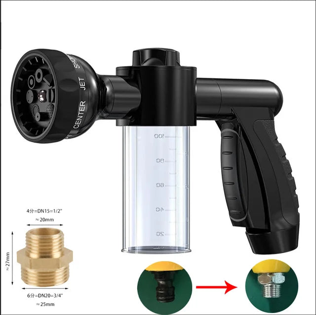 "Ultimate Dog Shower Gun: Adjustable High-Pressure Sprayer Nozzle for a Refreshing and Luxurious Pet Bath Experience!"