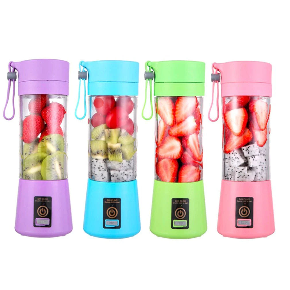 12.5oz Electric Handheld Smoothie Blender Machine Food Grade Material (Rechargeable via USB)